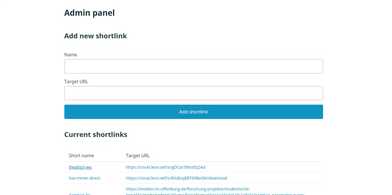 Admin Dashboard
